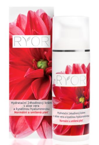 RYOR hydratan 24hodinov krm s Aloe Vera a kyselinou hyaluronovou 50 ml